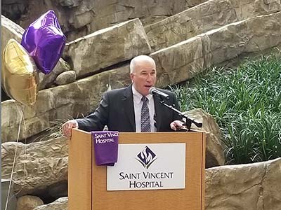Saint Vincent Hospital CEO Jeff Welch